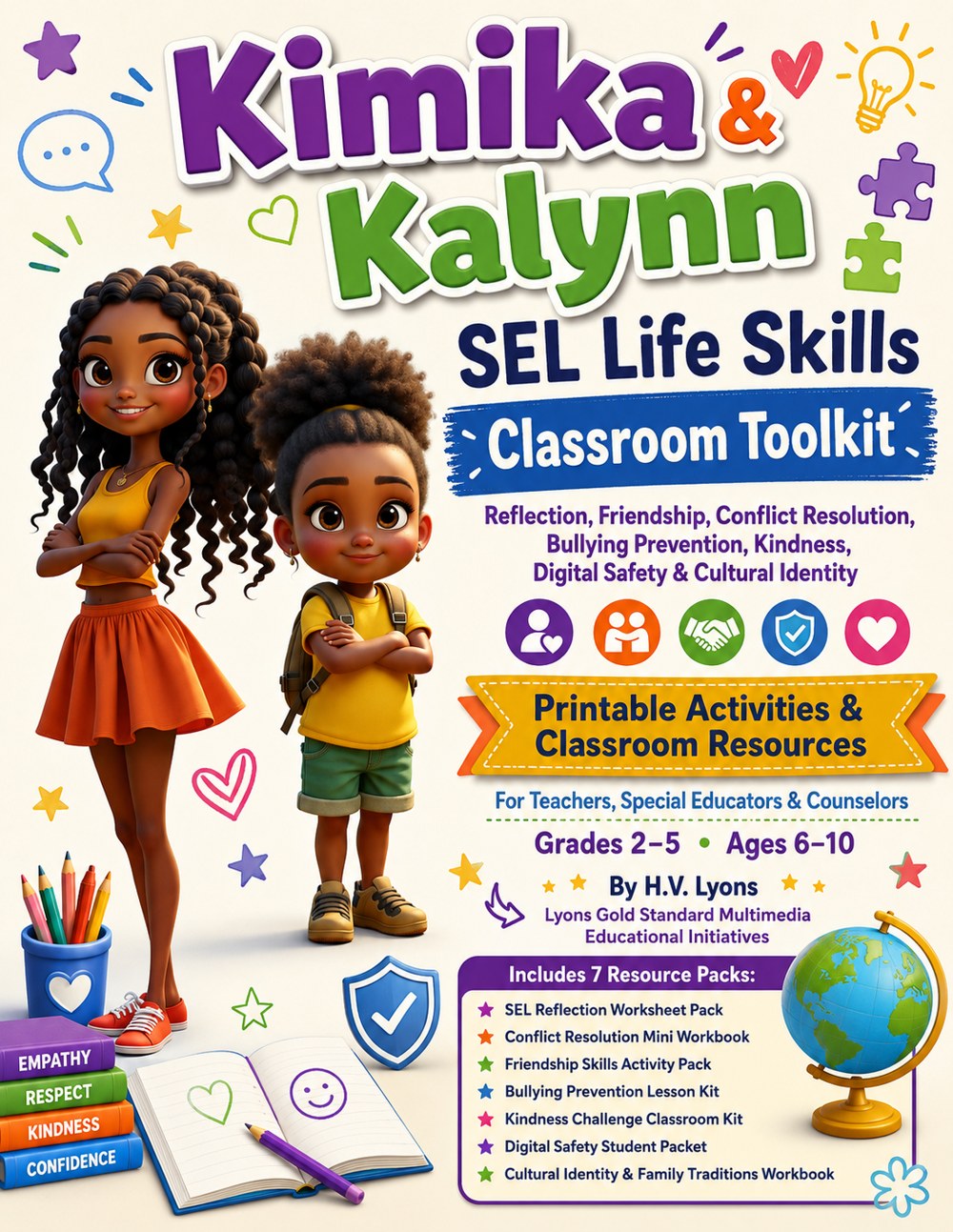 Kimika and Kalynn SEL Life Skills Classroom Toolkit cover